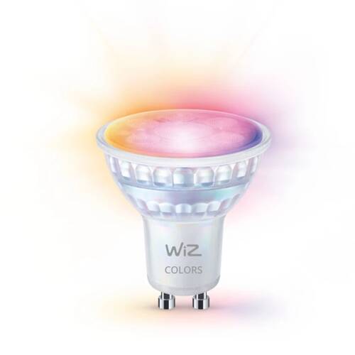 WiZ Connected Color & Tunable White Glass Smart Spotlight Lightbulb GU10