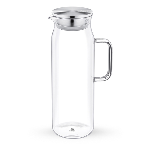 Wilmax England Thermo 1500ml Glass Jug w/ Stainless Steel Lid