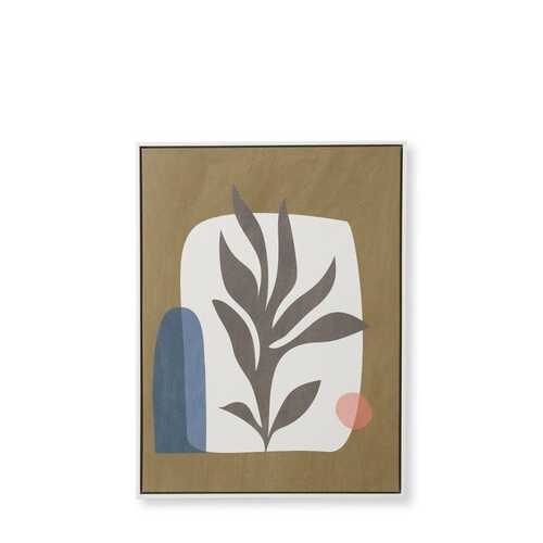 E Style 60x80cm Abstract Leaf Canvas Wall Art