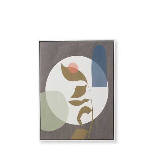 E Style 60x80cm Abstract Leaf Canvas Wall Art