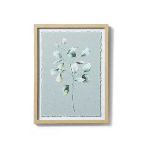 E Style 30x40cm Native Leaf Parchment Paper Wall Art - Assorted
