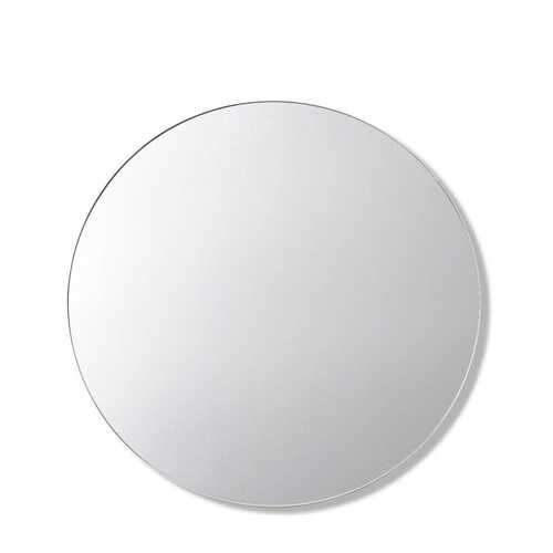 E Style Coco 80cm Iron/MDF Round Wall Mirror - White