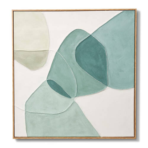 E Style Navajo Hand Painted Abstract Wall Art Decor 120cm - Green/Natural