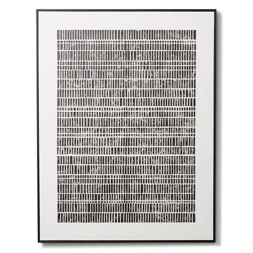E Style Shawnee Hand Painted Abstract Wall Art Decor 120x150cm Black/White