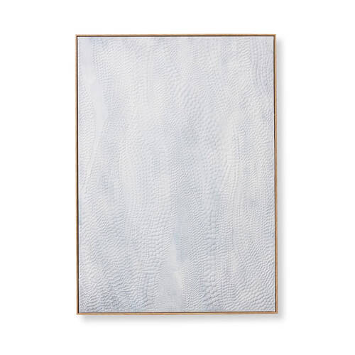 E Style Mara Framed Abstract Wall Art Hanging Decor 90x120cm - Blue