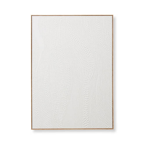 E Style Mara Framed Abstract Wall Art Hanging Decor 90x120cm - White