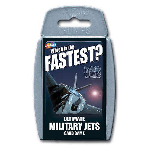 Top Trumps Military Jets Playing Card Game/Collection 5+