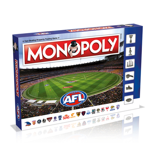Monopoly AFL Edition Tabletop Family Board Game 8+