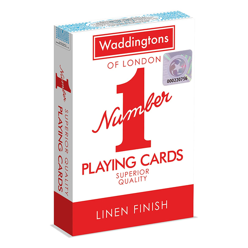 Waddingtons Blue & Red Traditional Playing Cards Deck Assorted 5y+