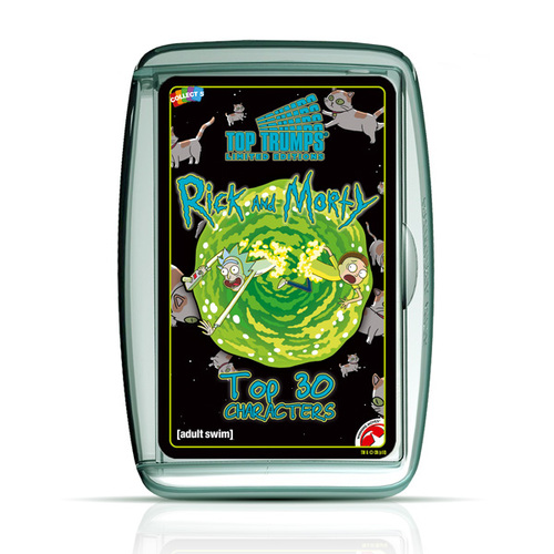 Top Trumps Rick & Morty Cards