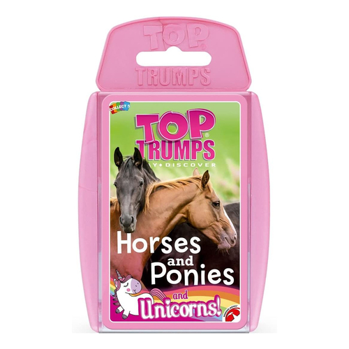 Top Trumps Horses & Ponies & Unicorns Playing Card Game/Collection 5+