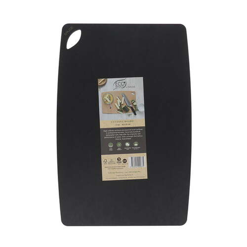 Eco Basics Large Wood Pulp Cutting/Chopping Board - Black