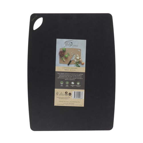 Eco Basics Medium Wood Pulp Cutting/Chopping Board - Black