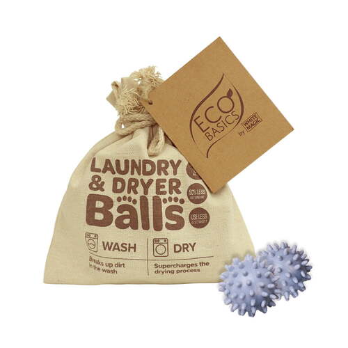 8pc Eco Basics Laundry & Dryer Balls Wash/Dry Reusable