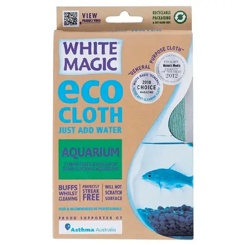 Eco Cloth 20x12cm Aquarium Glass/Acrylic Cleaner Remover