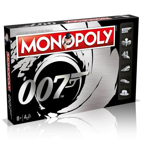 Monopoly James Bond Edition Tabletop Board Game 8+