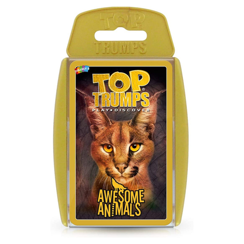 Top Trumps Awesome Animals Playing Card Game/Collection 5+
