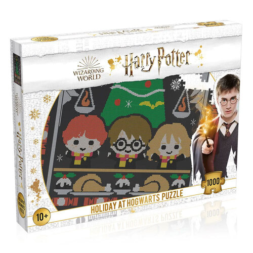 1000pc Harry Potter Holiday at Hogwarts Christmas Puzzle 10+