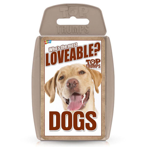 Top Trumps Dogs Who's The Most Lovable? Cards Deck