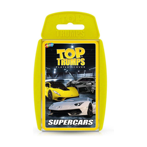 Top Trumps Supercars Playing Card Game/Collection 5+