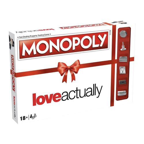 Monopoly Love Actually Edition Tabletop Board Game 18+