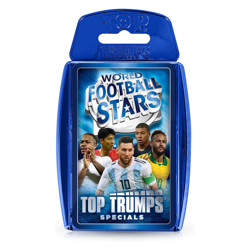 Top Trumps World Football Stars Playing Card Game/Collection V2 Blue 5+