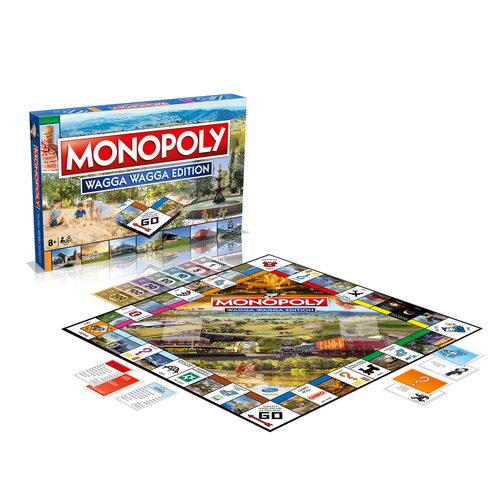 Monopoly - City Editions Wagga Wagga Family Tabletop Themed Board Game 8+
