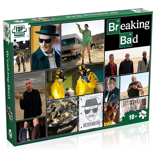 1000pc Breaking Bad Edition Themed Jigsaw Puzzle 10+