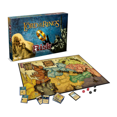 RISK Lord of the Rings Tabletop Themed Board Game 18+