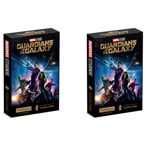 2PK Waddingtons No. 1 of London Playing Cards: Guardians of the Galaxy 5+