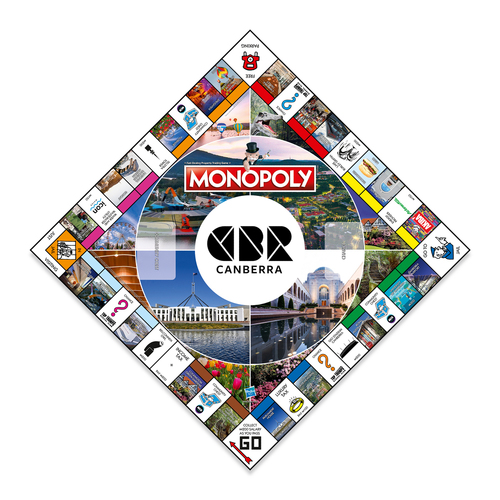 Monopoly - City Editions Canberra Family Tabletop Themed Board Game 8+