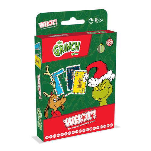 Whot! The Grinch Edition Family and Kids Fast Paced Card Game 5+