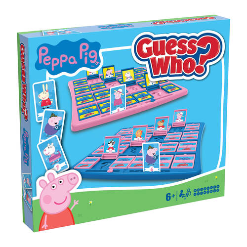 Guess Who Peppa Pig and Friends Edition Kids Guessing Board Game 6+