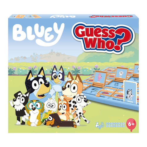 Guess Who Bluey and Friends Edition Kids Guessing Board Game 3+