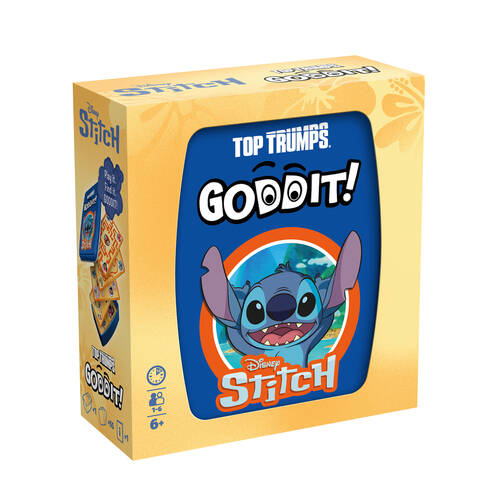 Top Trumps Stitch Edition GODDIT! Family and Children Trivia Card Game 5+