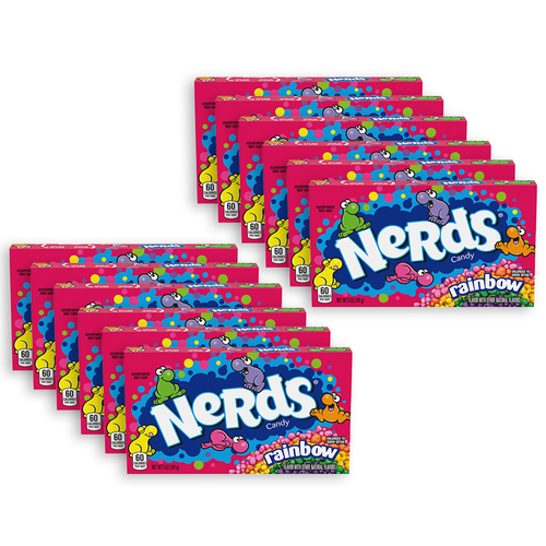 12x Wonka Nerds 141g Theatre Box - Rainbow