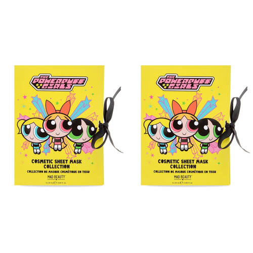 2PK Warner Bros Powerpuff Girls Super Cute - Cosmetic Sheet Mask Collection 75ml