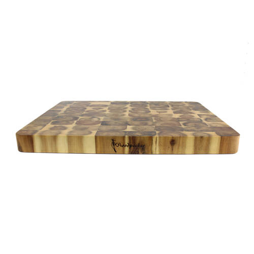 Woodpecker Acacia Wood Rectangular Food Preparation 50x38x4cm