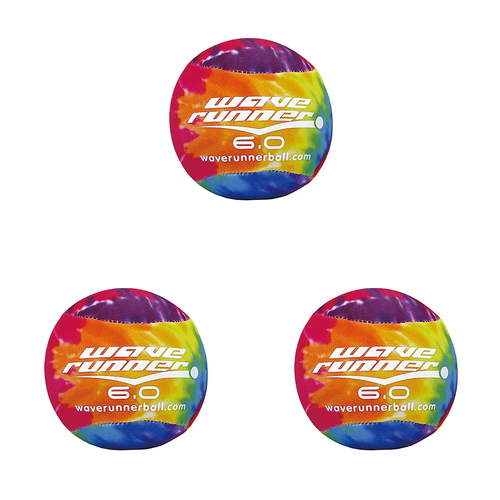 3PK Wave Runner Tiedye Series 6.0 Beach Ball - Assorted