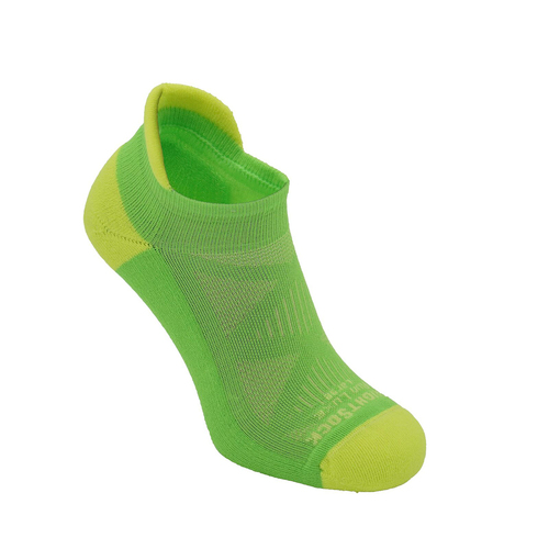 Wrightsock Run Luxe Lemon/Lime Unisex Socks L AU 8-11.5 Mens/9.5-11 Womens