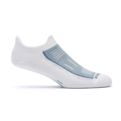 Wrightsock Endurance Double Tab White Socks M AU 4-7.5 Mens/6.5-9 Womens