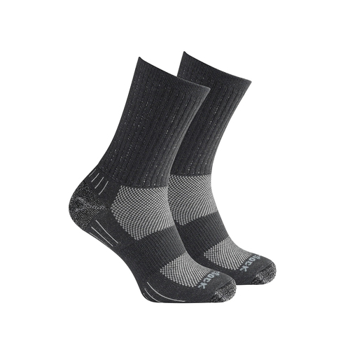 Wrightsock Silver Escape Crew Steel Socks L AU 8-11.5 Men/9.5-11 Women