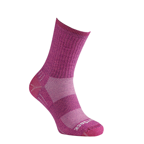 Wrightsock Escape Crew Pink Unisex Socks L AU 8-11.5 Mens/9.5-11 Womens