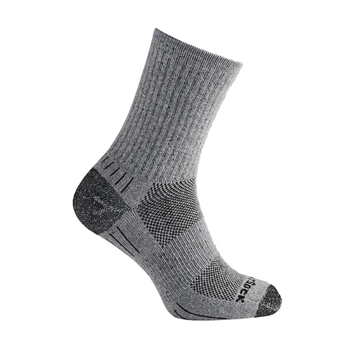 Wrightsock Eco Hike Crew Lt Grey Socks L AU 8-11.5 Mens/9.5-11 Womens