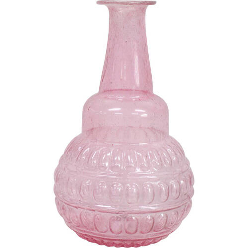 LVD Bud Vase Bubble Glass Home/Lounge Decor Large Pink Gin