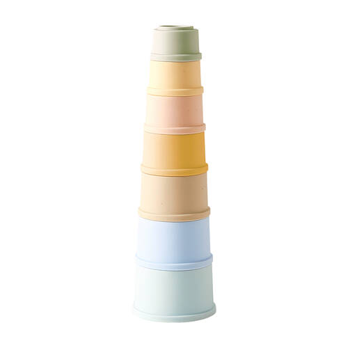 Jiggle & Giggle Stacking Cup Baby/Toddler Bathtime Toy Set BPA Free