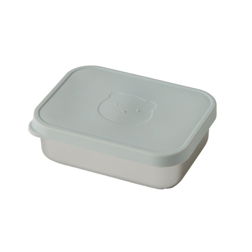Nordic Kids Rune 16.5cm Bento Box w/ Silicone Lid - Steele