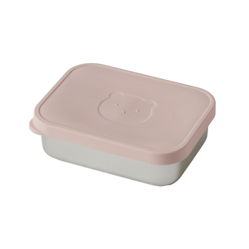 Nordic Kids Rune 16.5cm Bento Box w/ Silicone Lid - Musk