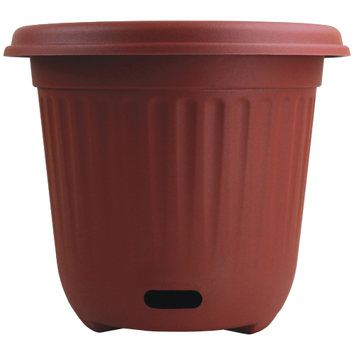 Homeleisure WaterSaver Traditional Round Pot Planter 40cm Manor Red