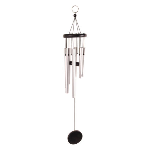 Esschert Design Hanging Wind Chime Indoor Outdoor Decoration Small Black
